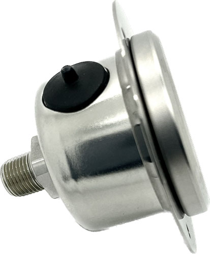 Rohrfeder-Manometer 40mm 0-4 bar 1/8" NPT rückseitig mittig